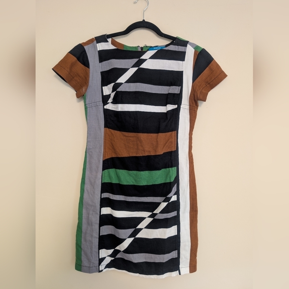 Derek Lam for Design Nation Colorblock Stripe Shift Dress – Size 6